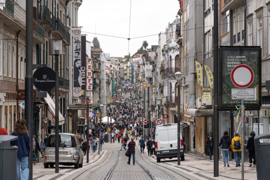 Visite de Porto : rue de Santa Catarina