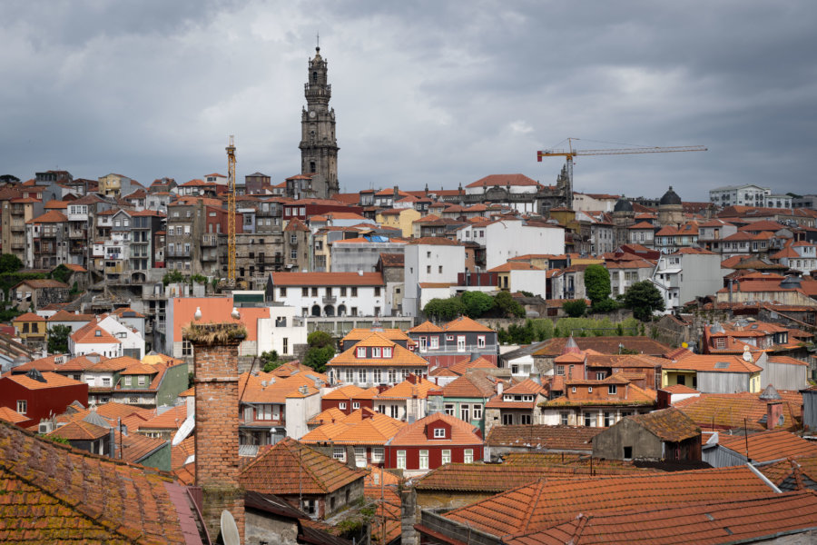 Vue sur Porto depuis la cathédrale Sé