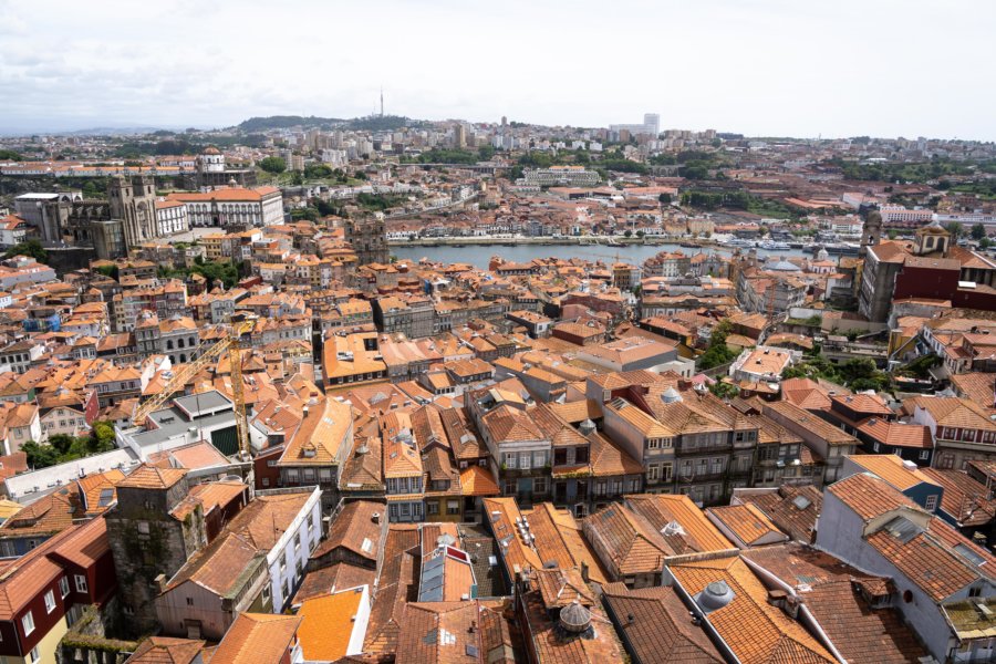 Vue panoramique sur Porto depuis la Tour des Clercs