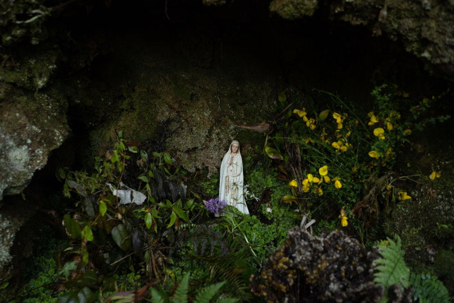 Statue de la vierge sur la levada d'Alecrim