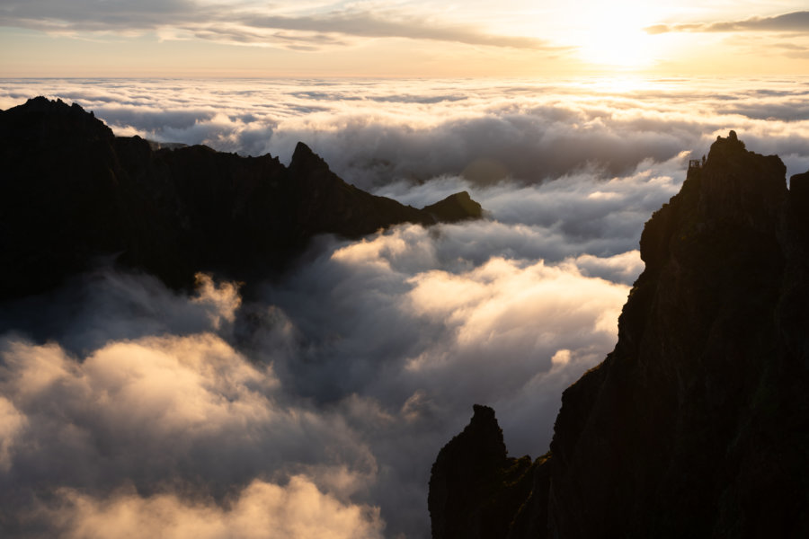 Lever de soleil à Madère : randonnée du Pico Arieiro au Ruivo