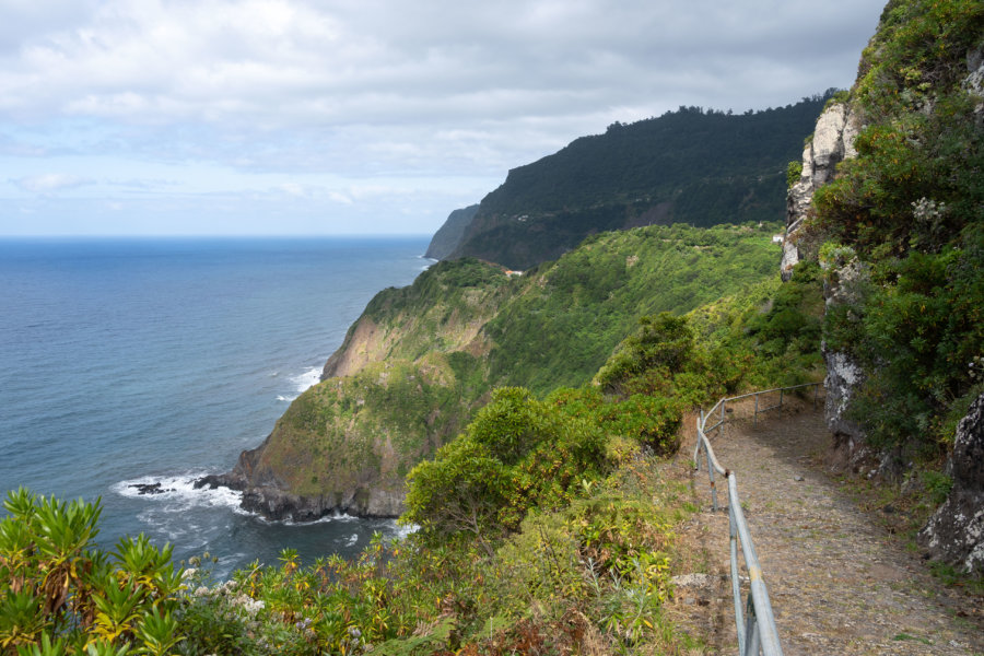 Randonnée sur la côte de Boaventura à Madère