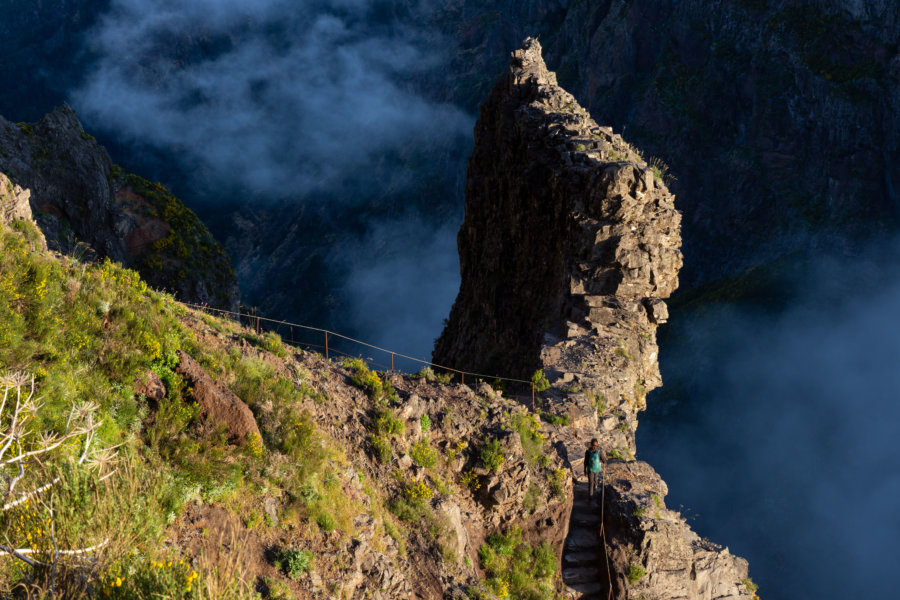 Randonnée du Pico Arieiro à Ruivo à Madère