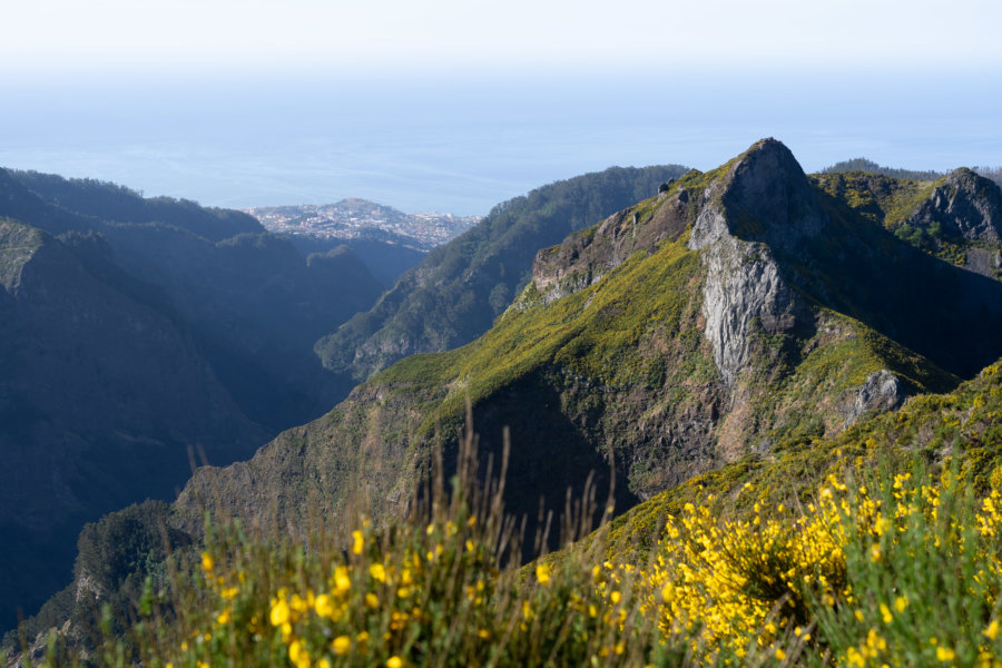 Randonnée sur le Pico Grande, montagnes de Madère