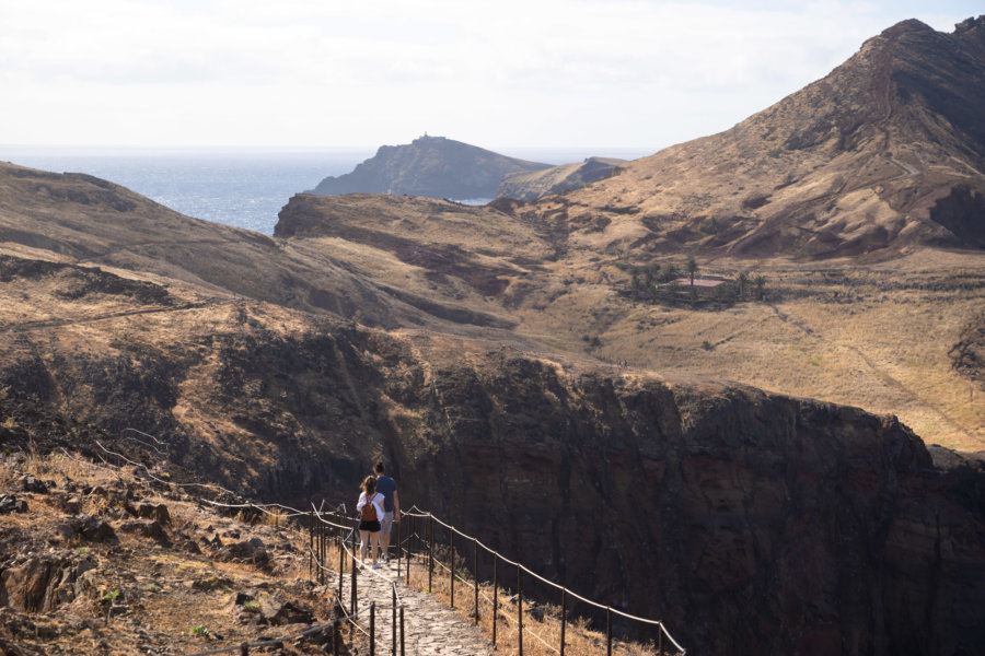 Randonnée sur la pointe de Sao Lourenço, île de Madère