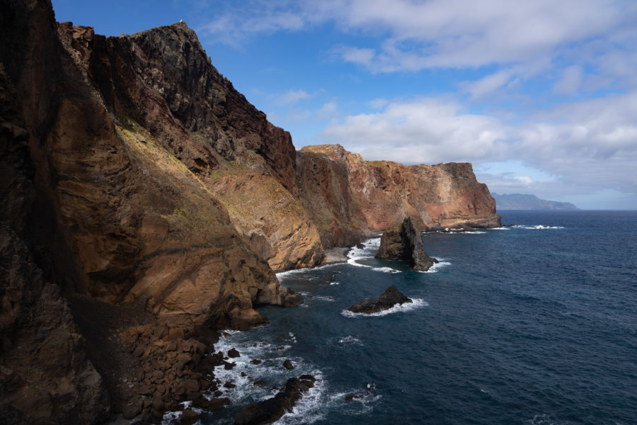 Randonnée sur la pointe de Saint-Laurent à Madère