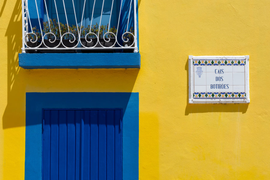 Ville d'Aveiro, maisons colorées