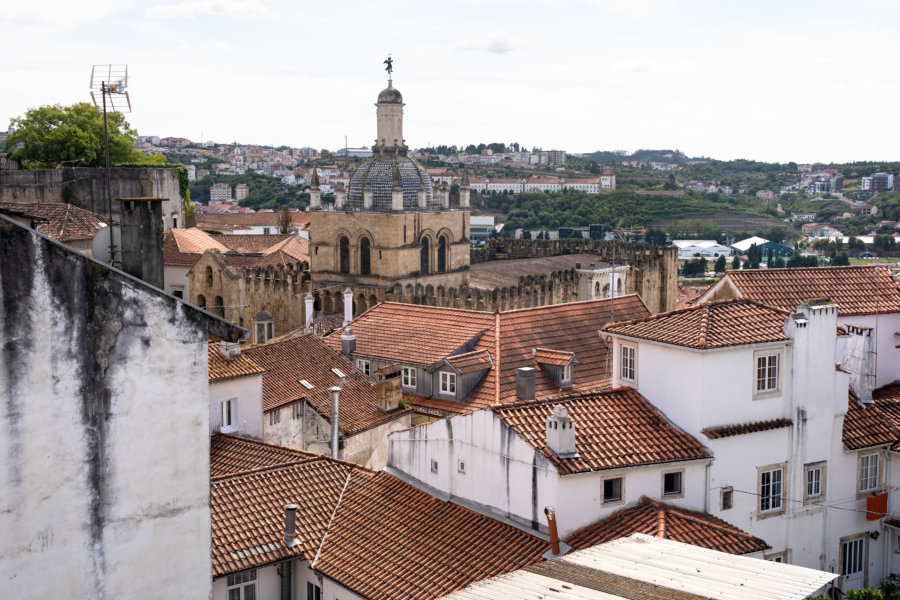 Vue sur la vieille ville de Coimbra au Portugal