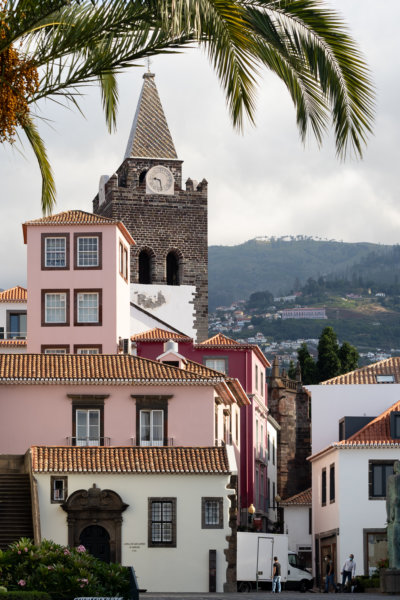 Ville de Funchal, architecture et palmiers