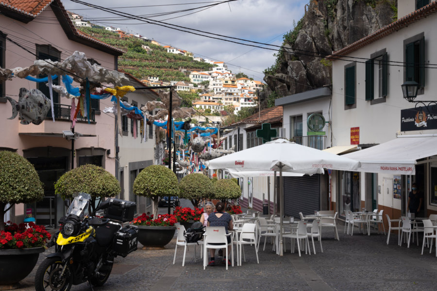 Rue de Camara de Lobos, petite ville de Madère