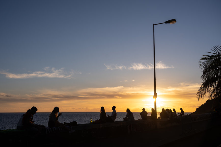 Coucher de soleil à Paul do Mar, Madère