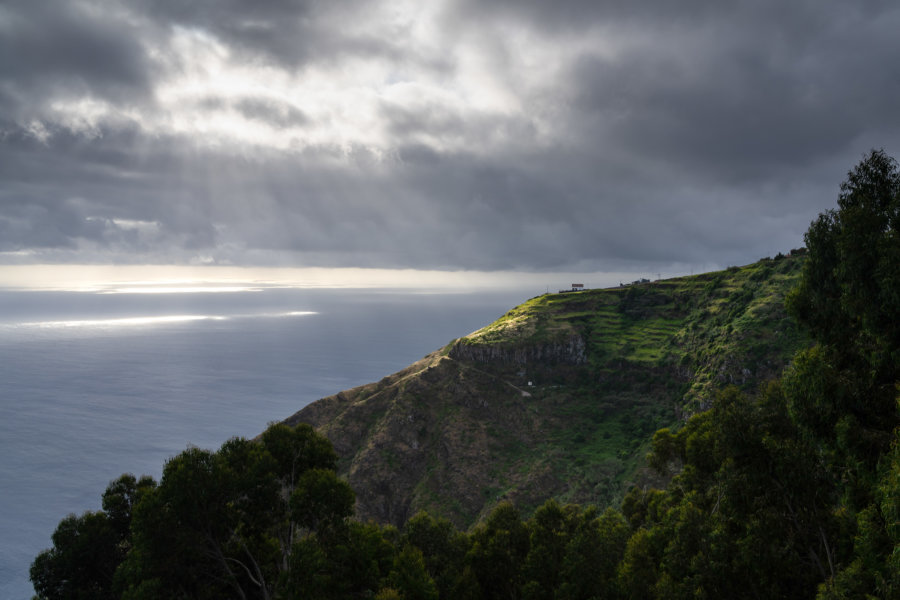 Paysage entre Faja da Ovelha et Ponta do Pargo à Madère