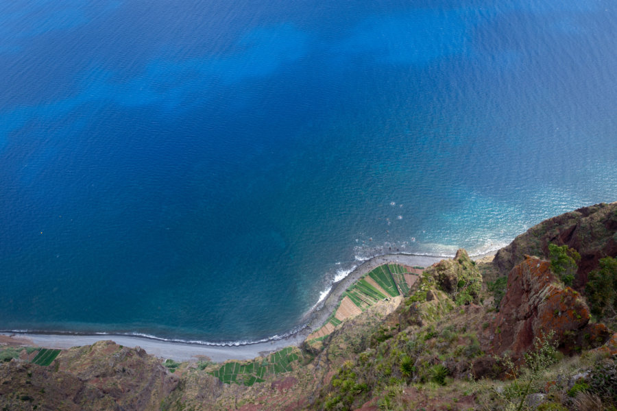 Point de vue depuis le mirador du Cabo Girao à Madère