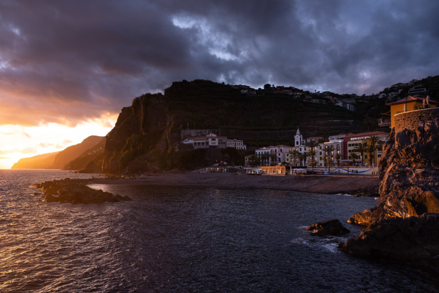 Coucher de soleil à Ponta do Sol, Madère