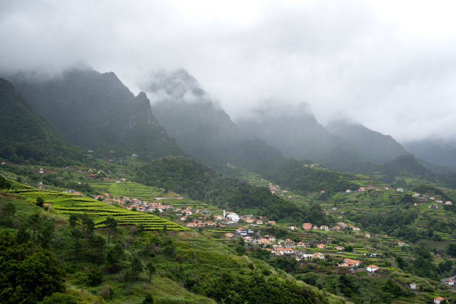 Village de São Vicente, au nord de Madère