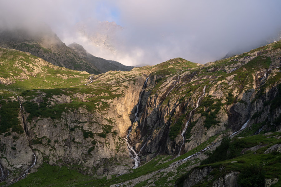 Le Puy Gris et le col du Morétan, Belledonne