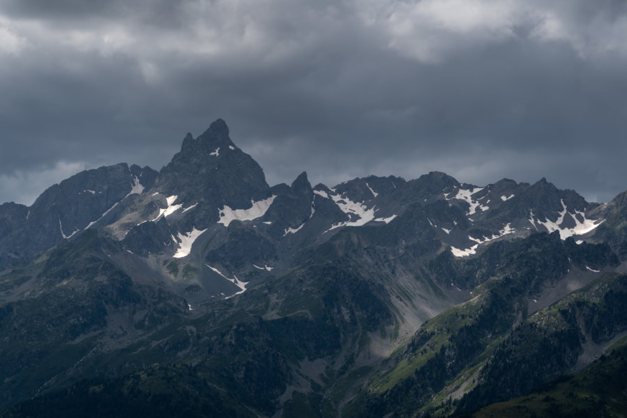 Pics de montagnes, massif de Belledonne