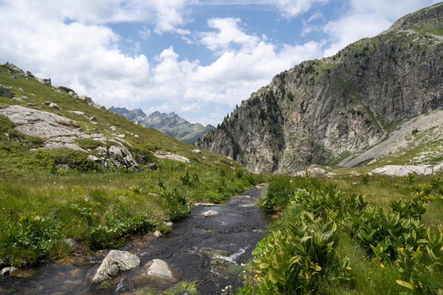 Plateau des sept laux, rivière à Belledonne