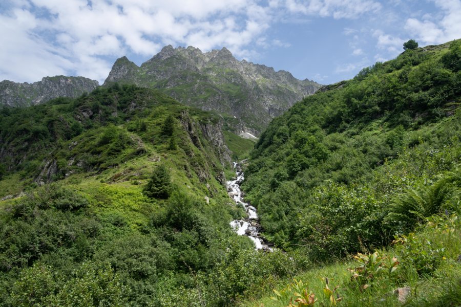 Randonnée à Belledonne, montée jusqu'au refuge de l'oule