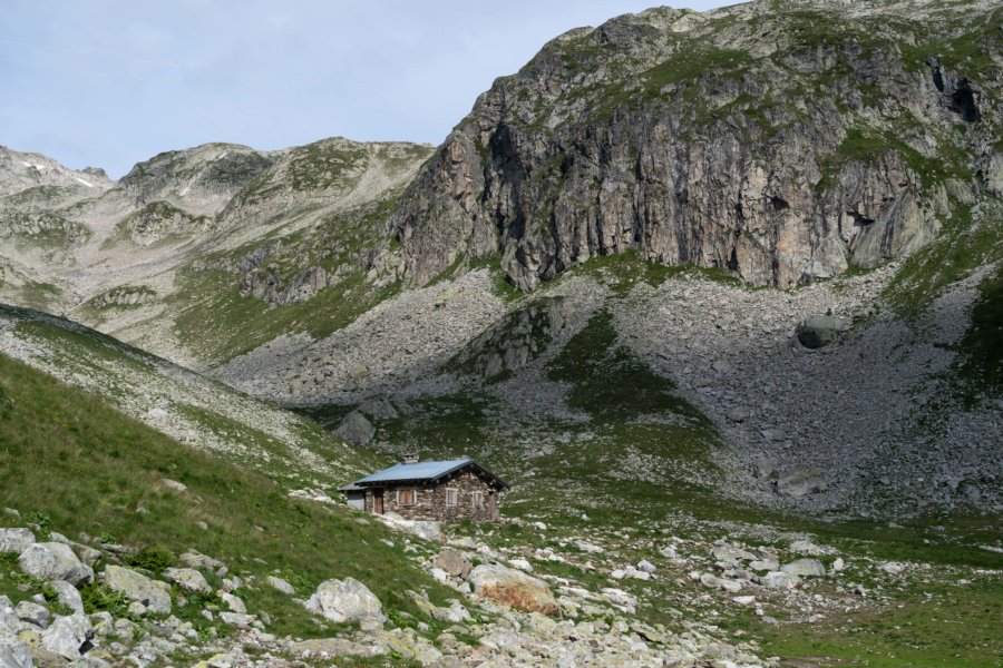 Refuge sous le col de la vache aux sept laux, Belledonne