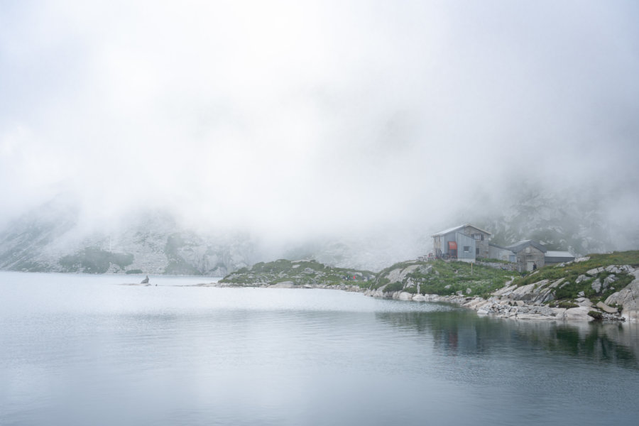 Refuge des 7 Laux, lac de cottepens à Belledonne