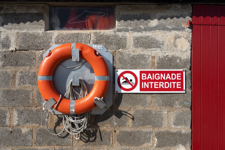 Baignade interdite à Port Racine dans la Manche