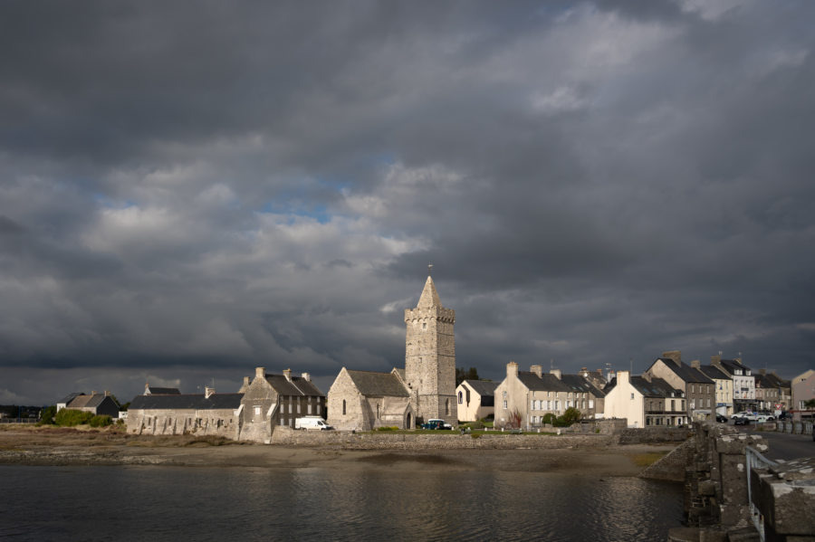 Village de Portbail dans le Cotentin, Manche