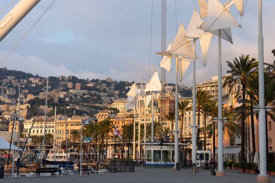 Port de Gênes en Italie