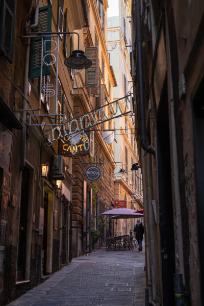 Carrugi, ruelles de Gênes en Ligurie