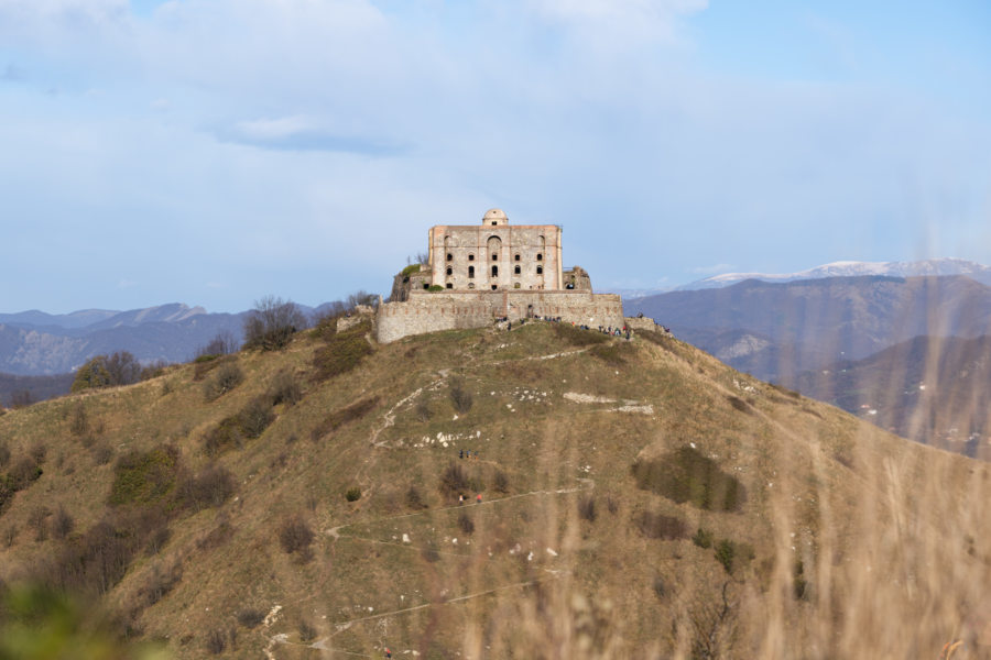 Fort Diamante sur les collines de Gênes en Italie