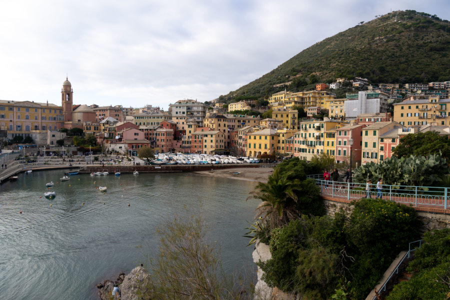 Nervi, quartier de Gênes en bord de mer