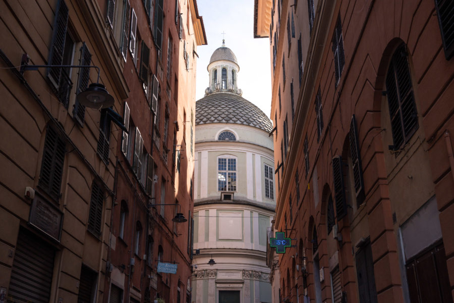 Ruelles de Gênes en Italie