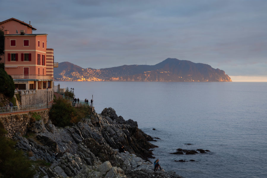 Visite de Nervi avec vue sur Camogli, Ligurie