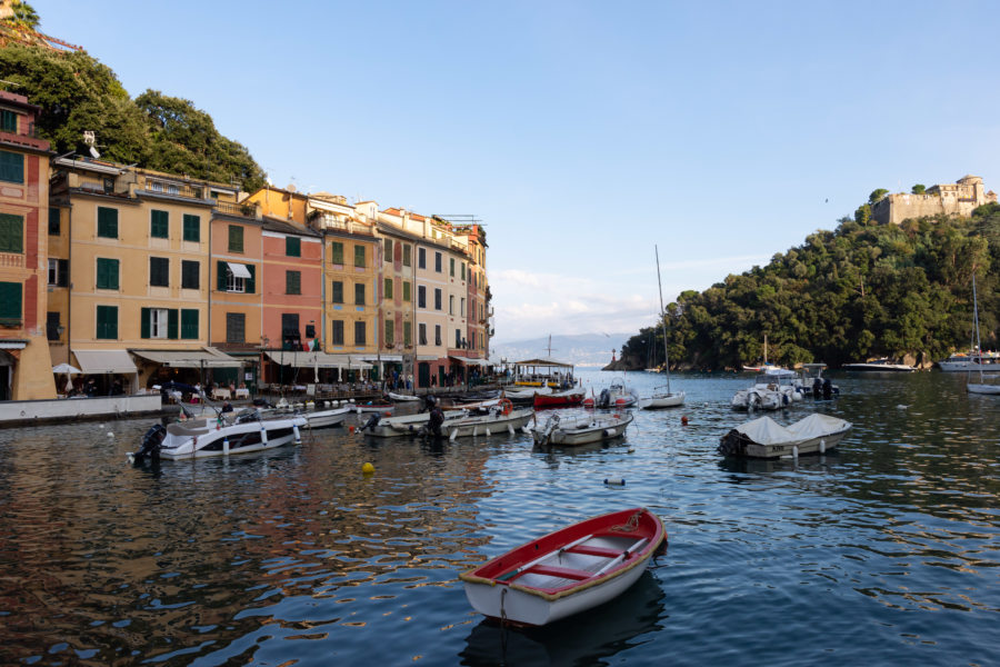 Port de Portofino, village de Ligurie près de Gênes