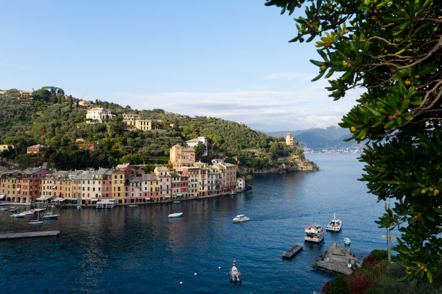 Village de Portofino en bord de mer