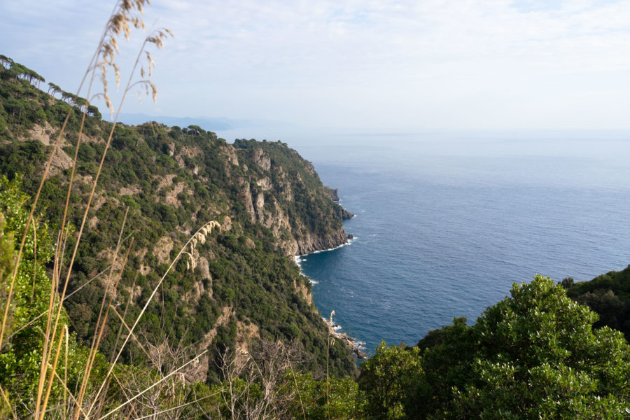 Randonnée sur la colline près de Portofino, Ligurie