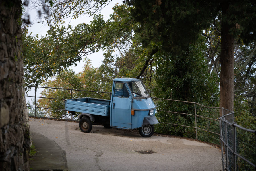 Triporteur entre Camogli et Portofino