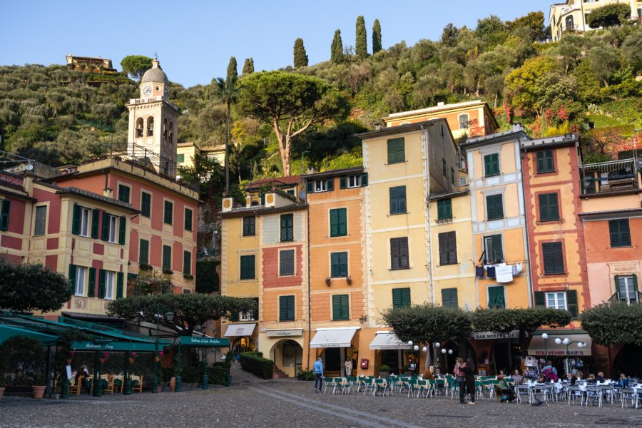 Maisons colorées du village de Portofino en Ligurie