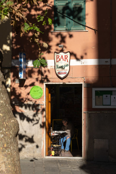 Bar à Corniglia, Italie