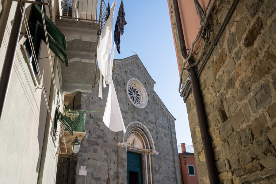 Eglise à Corniglia, village des Cinque Terre