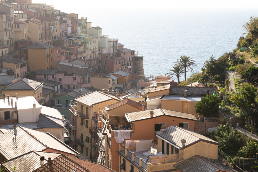 Manarola dans les Cinque Terre à l'automne