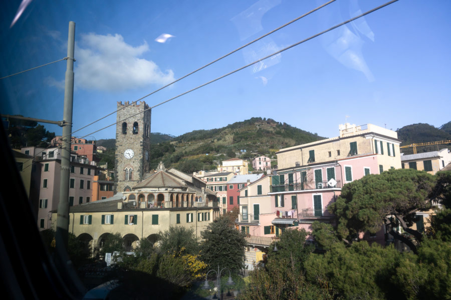 Monterosso al Mare depuis le train