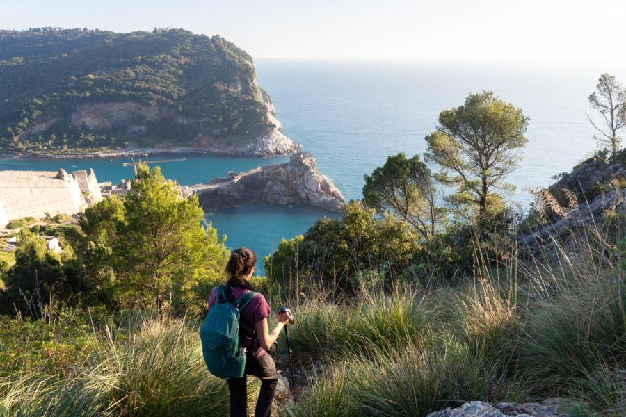 Randonnée au-dessus de Porto Venere en Ligurie