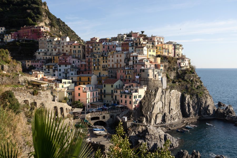 Point de vue sur le village de Manarola, Cinque Terre