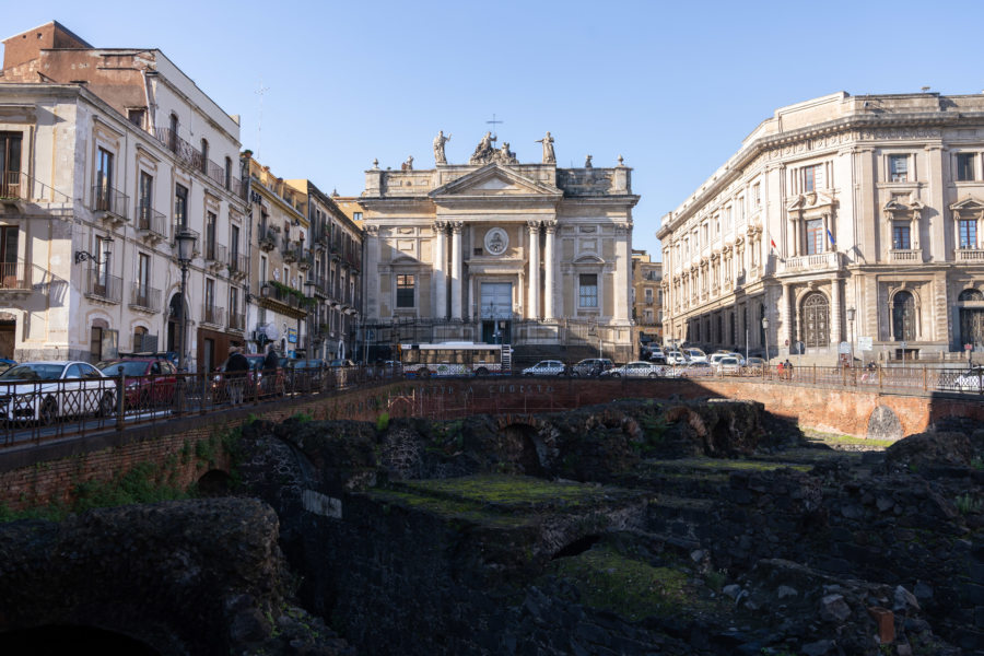 Amphithéâtre de Catane place Stesicoro