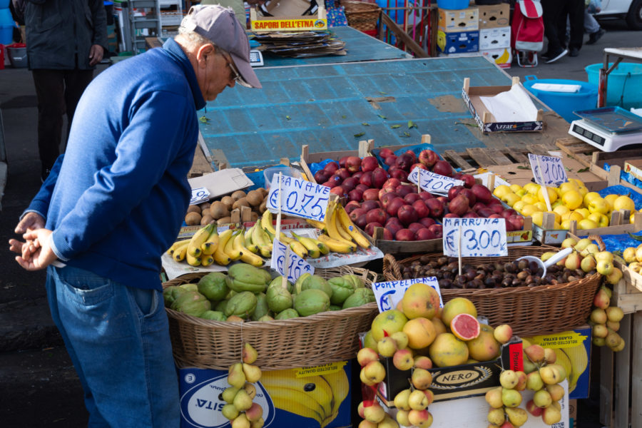 Fera O Luni, marché de Catane, Sicile