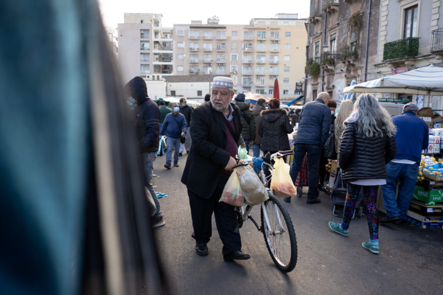 Grand marché de Catane en Sicile