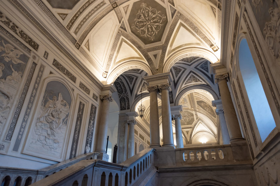 Escaliers du monastère des Benedettini San Niccolo l'Arena