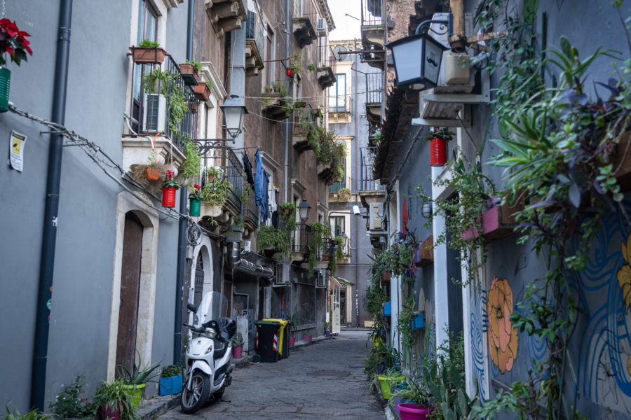 Quartier San Berillo à Catane, Italie