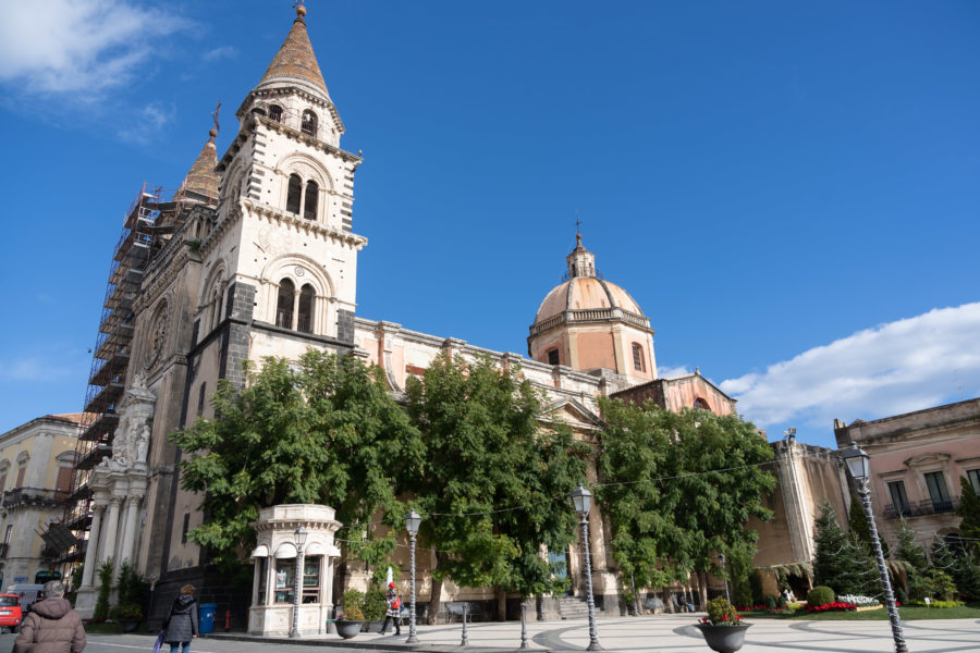 Visite de la cathédrale d'Acireale, le duomo